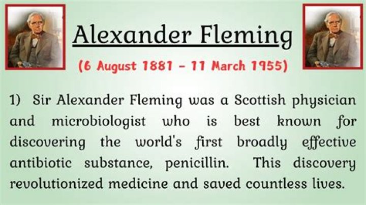 Alexander Fleming - Trivia, Family, Bio