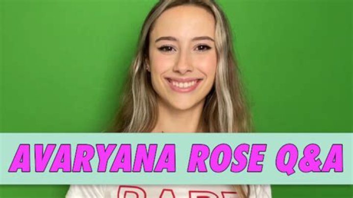 Avaryana Rose Bio (Wiki) 