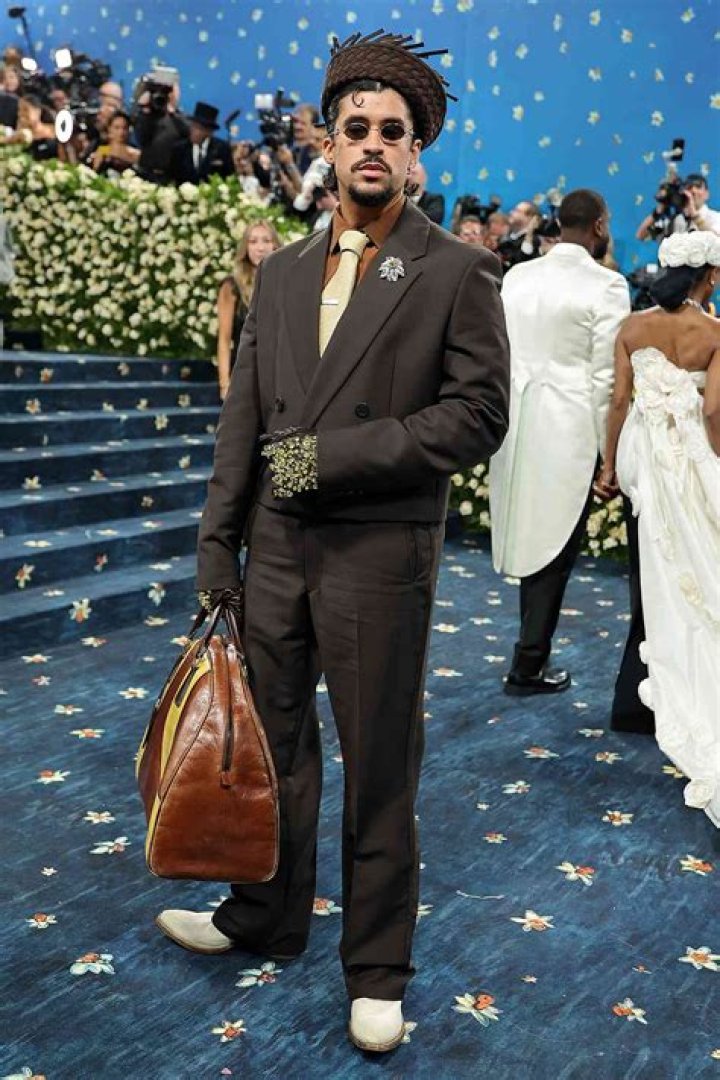 Bad Bunny at Met Gala 2022