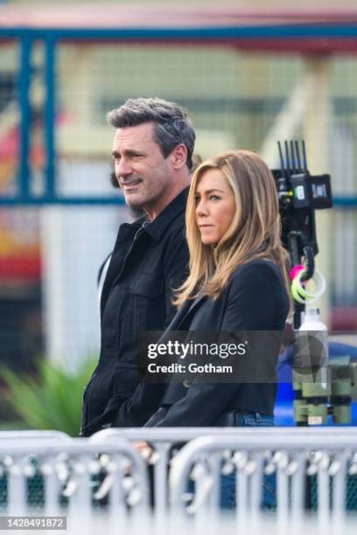 bitchy | Jennifer Aniston and Jon Hamm film ‘The Morning Show’ at Coney Island