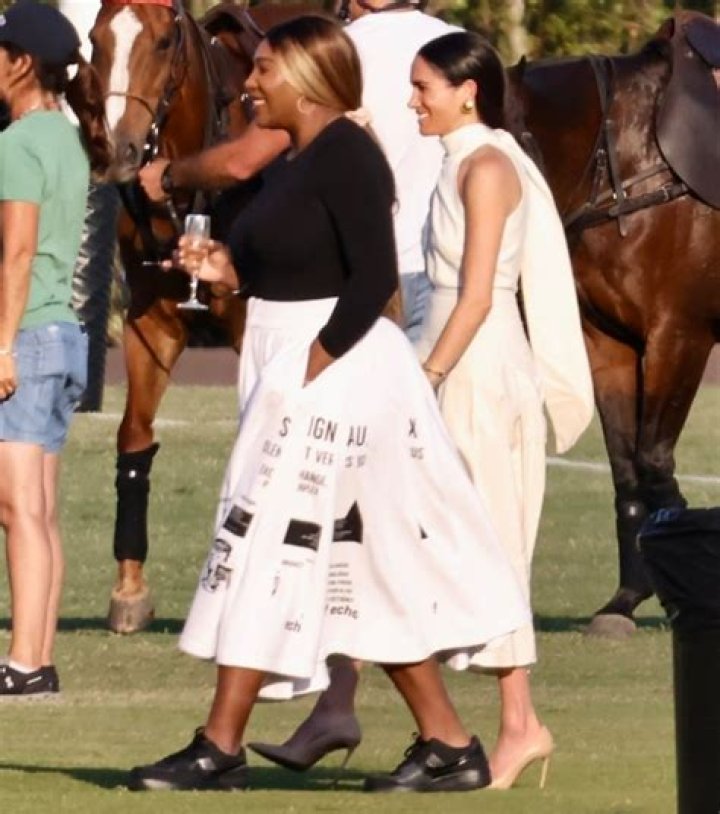 bitchy | Meghan Markle Stuns in White at Miami Polo with Prince Harry and Serena Williams, Netflix Cameras Rolling!