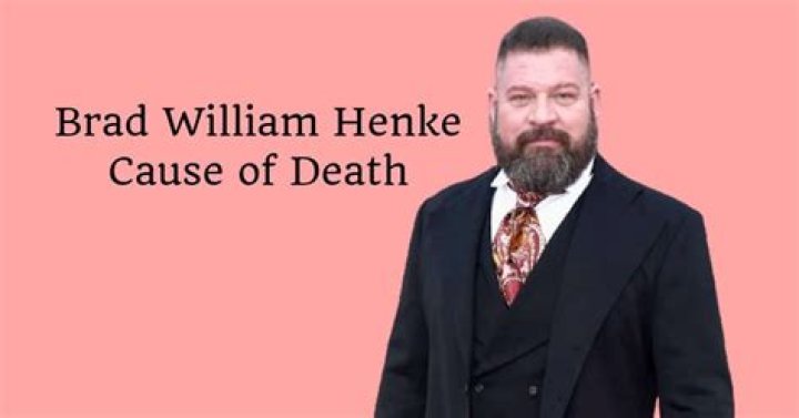 Brad William Henke Cause of Death, How did Brad William Henke Die?