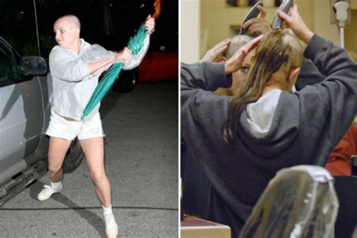 britney spears shaved her head
