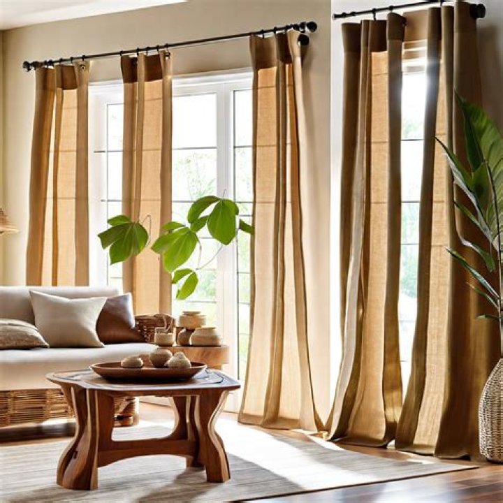 Can Amish have curtains?
