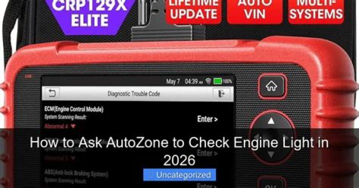 Can AutoZone check your engine light?