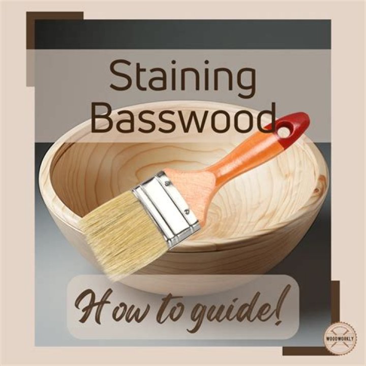 Can you stain basswood?