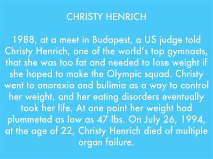 Christy Henrich - Trivia, Family, Bio