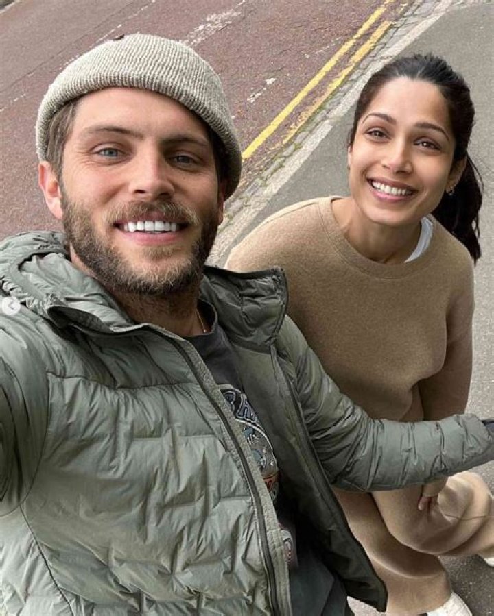 Cory Tran and Freida Pinto