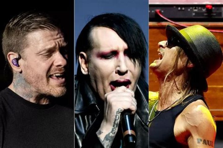 Dark Musician Marilyn Manson Hosts a night at Hyde