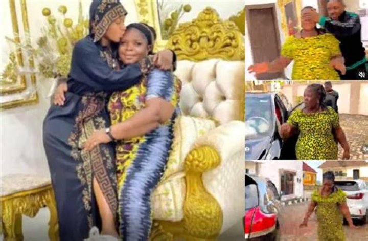 
Destiny Etiko’s Mother Rain Prayers And Adulations On Her As She Surprises Her With A New Car 