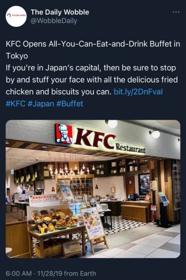 Does KFC still have the buffet?