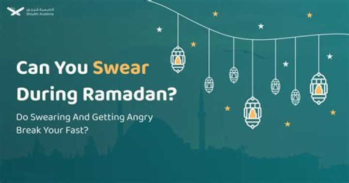 Does Swearing and Insulting Others Break Your Fast?