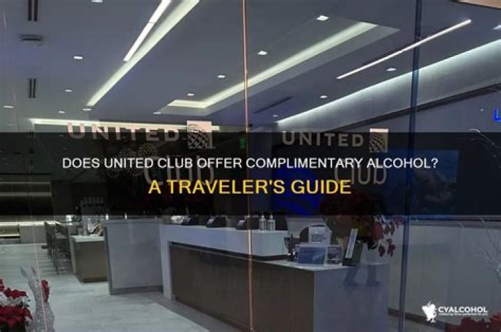 Does United club have free drinks?