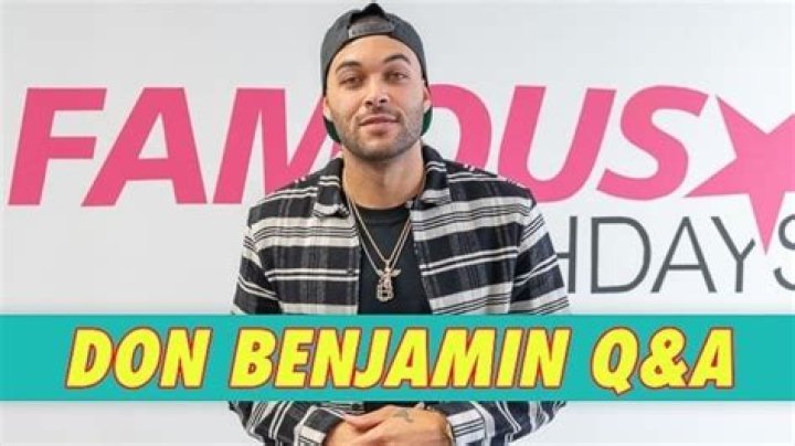 Don Benjamin - Age, Family, Bio