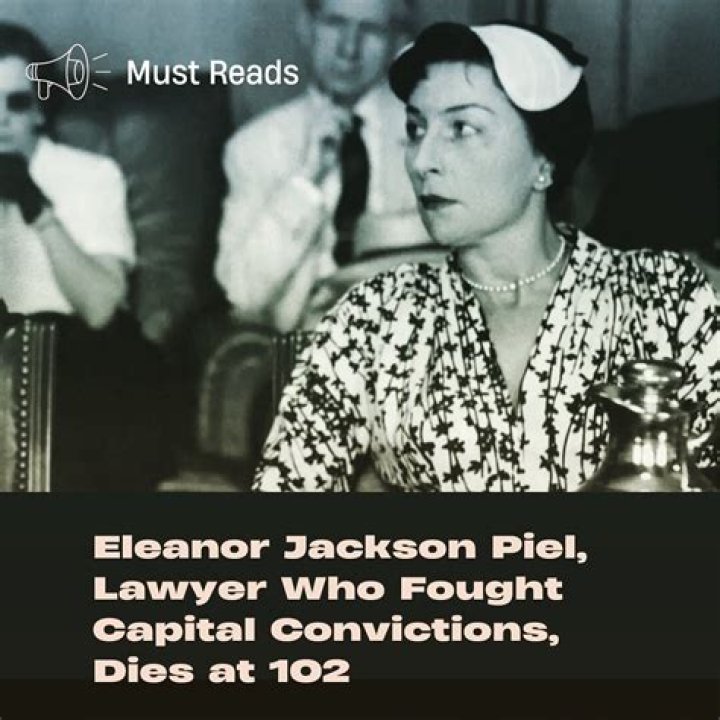 
Eleanor Jackson Piel Biography, Cause of Death, Wikipedia, Age, Nationality 