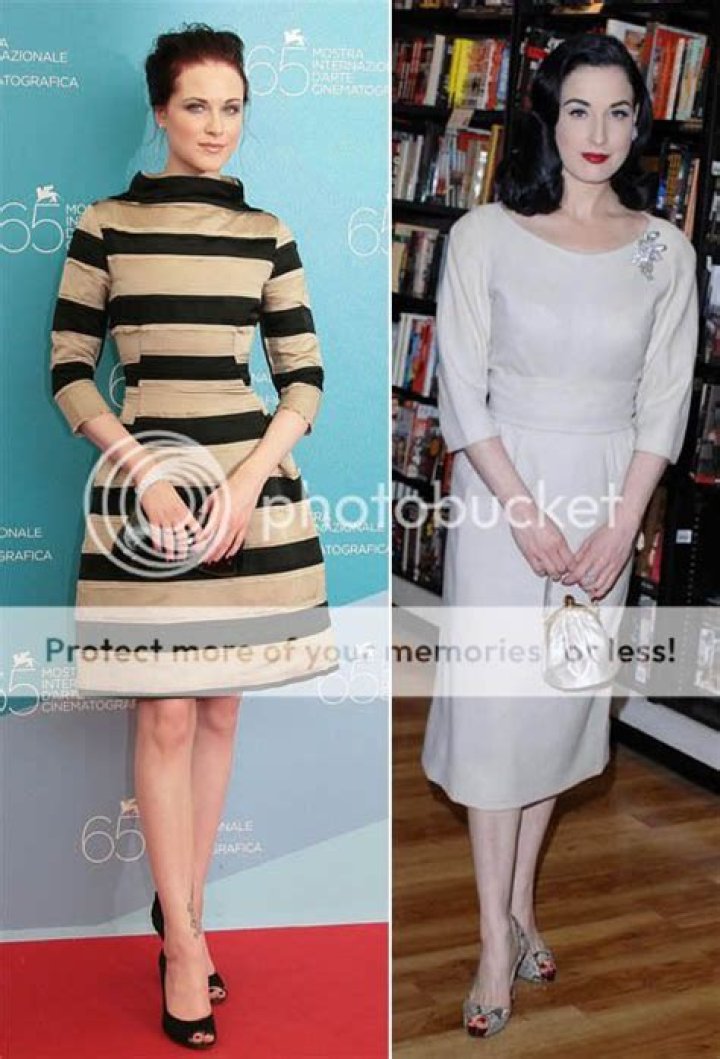 Evan Rachel Wood’s Dita Von Teese transformation nearly complete