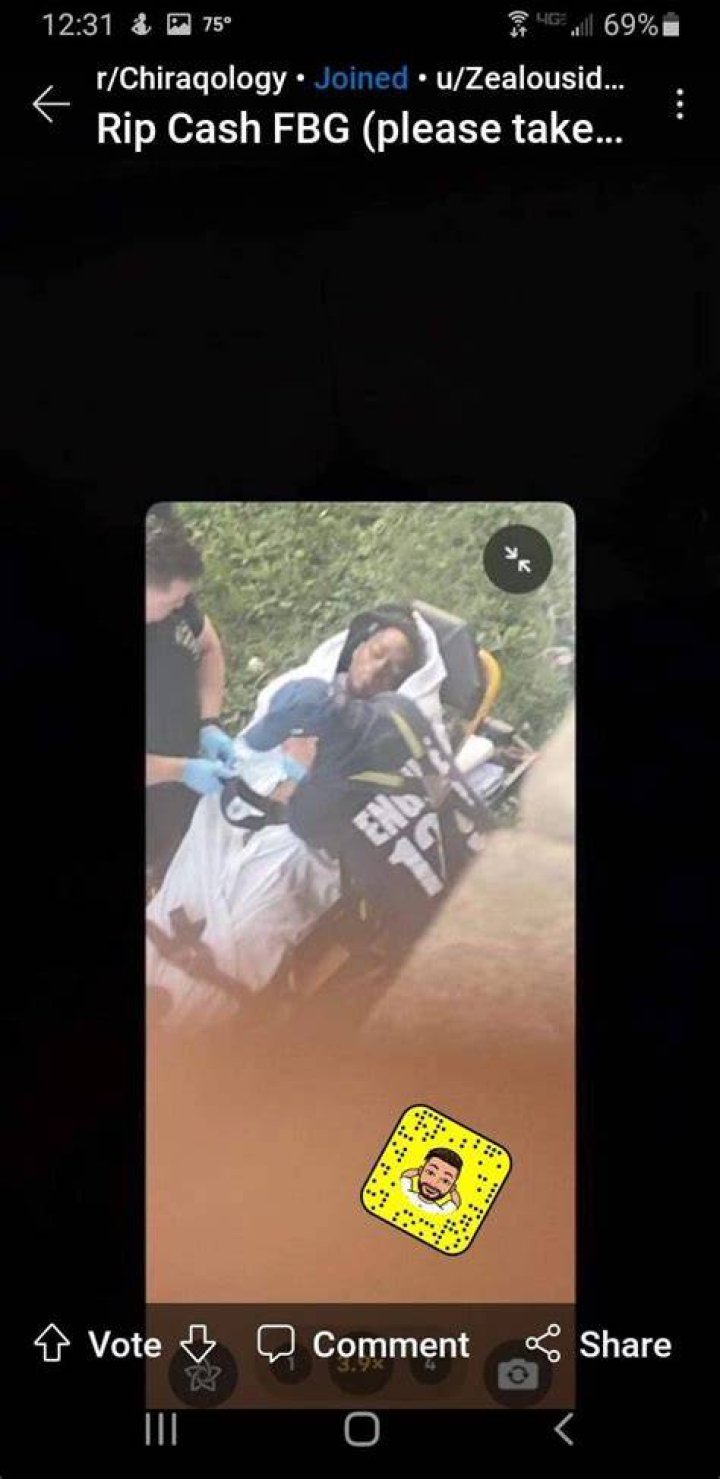 FBG Cash Dead Body Reddit