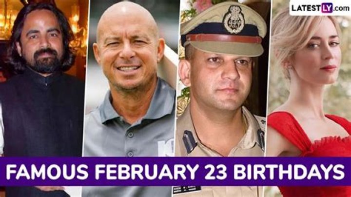 February 23 Deaths | Famous Birthdays