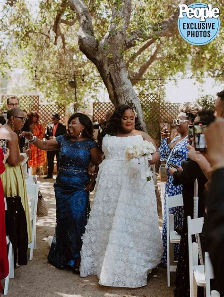 Ghosts star Danielle Pinnock renews her vows following her 2013 ICU wedding