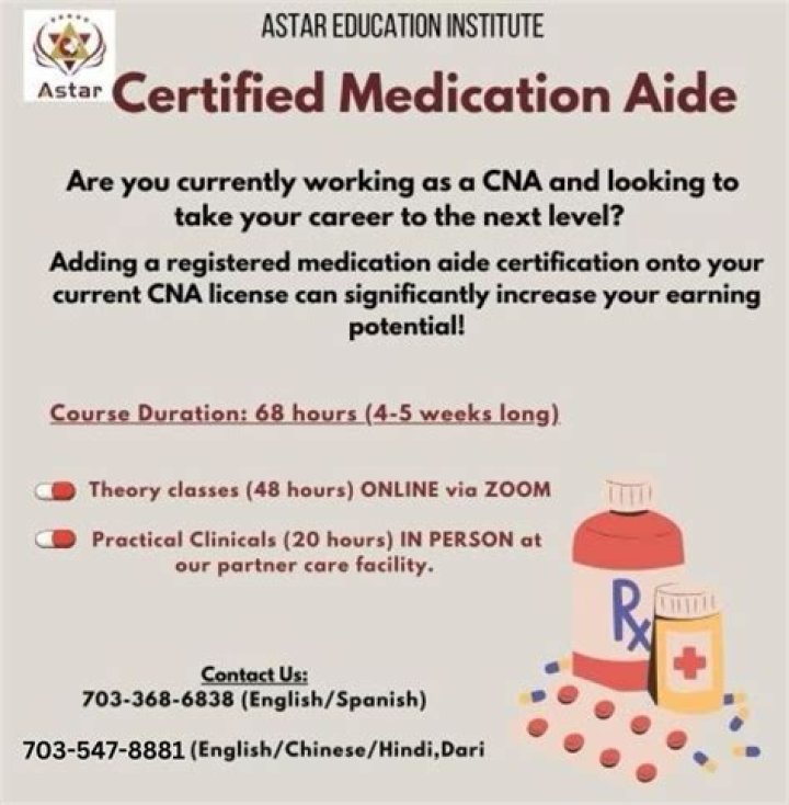 How do I become a certified medication aide in Georgia?