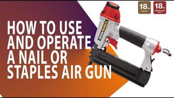 How do you load a Porter Cable brad nail gun?