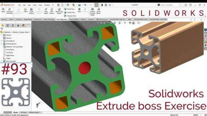 How do you move a boss Extrude in Solidworks?