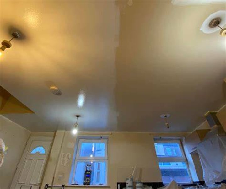 How do you paint a smoke stained ceiling?