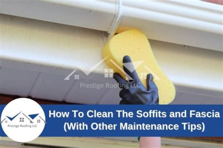 How do you pressure wash soffits and gutters?