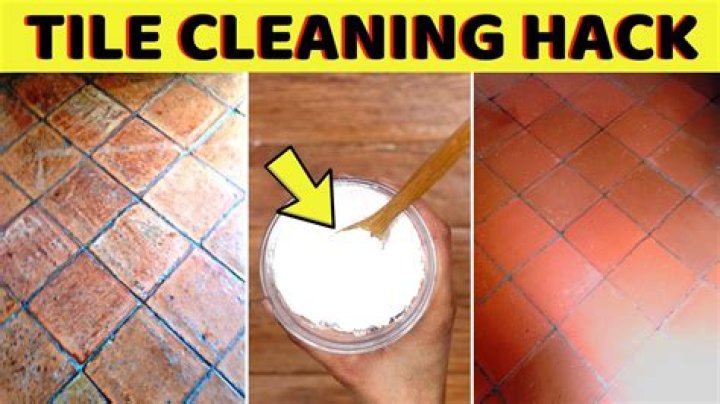 How do you remove bleach stains from ceramic tiles?