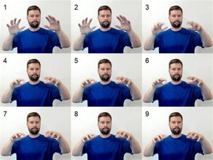 How do you sign rain in ASL?