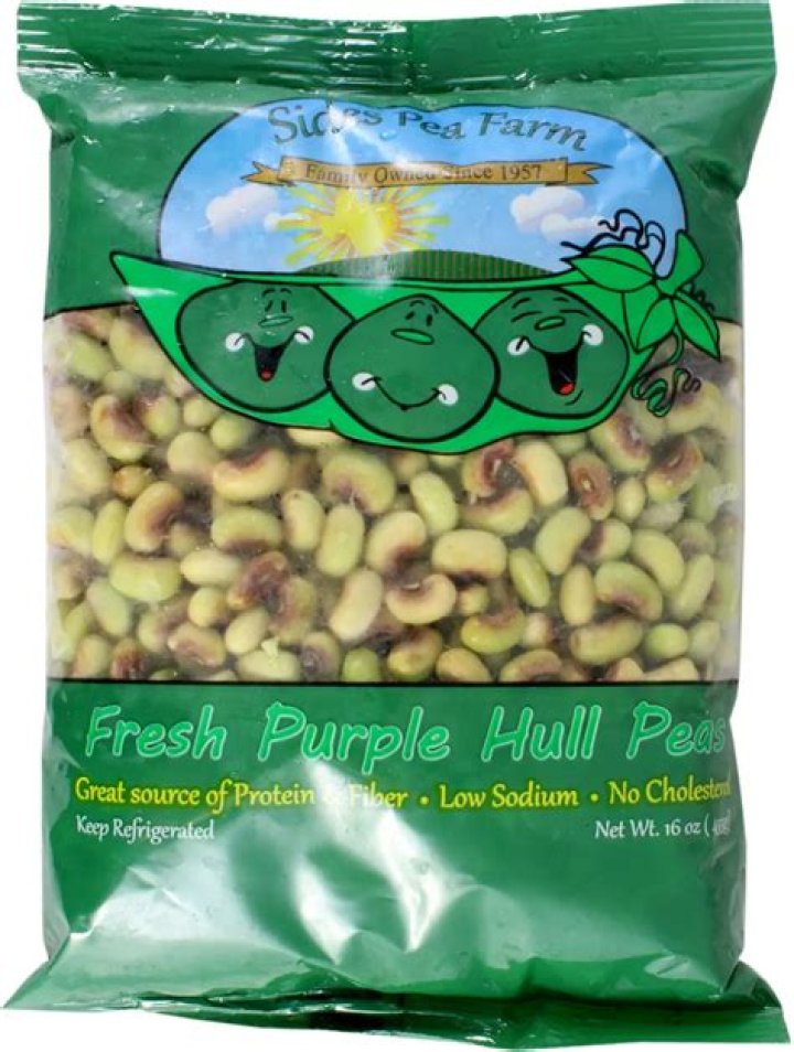 How do you store shelled purple hull peas?