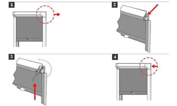 How do you tension a roller blind?