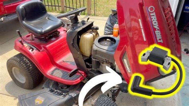How do you test a coil on a lawn mower?