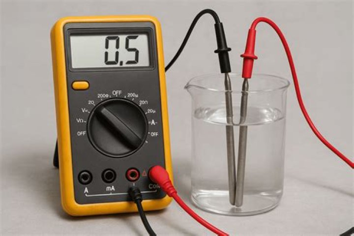How do you test conductivity with a multimeter?