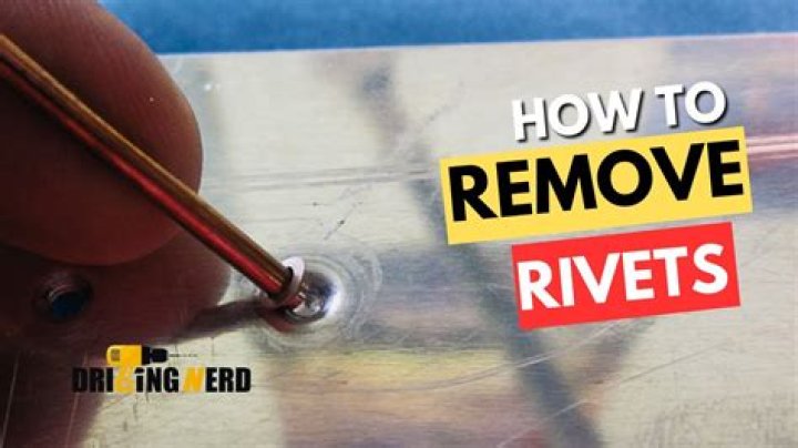 How do you tighten old rivets?