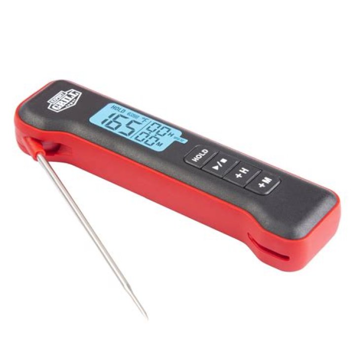 How do you use an expert grill grill thermometer?