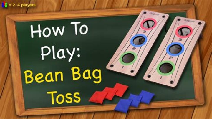 How far apart are the boards in bean bag toss?