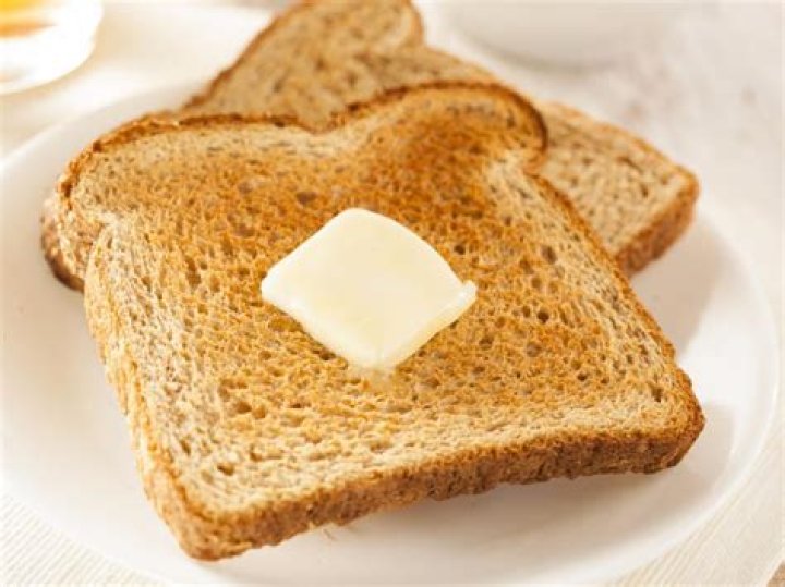 How many calories is one piece of toast with butter?