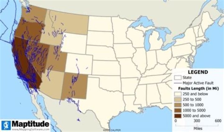 How many fault lines are in Las Vegas?