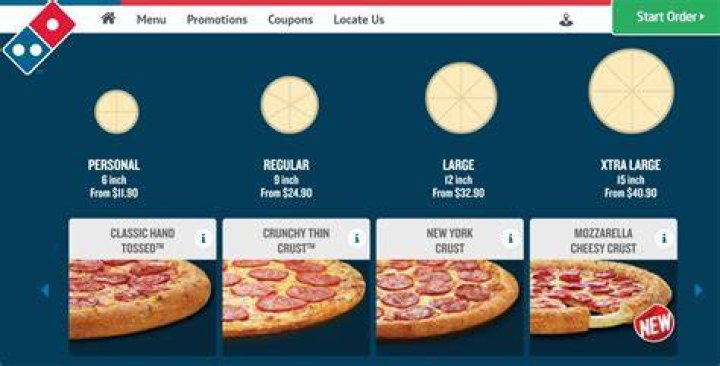 How much is a large pizza at Blaze?