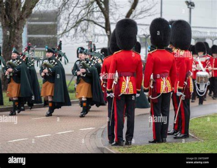 Irish Guards St Patrick's Day parade