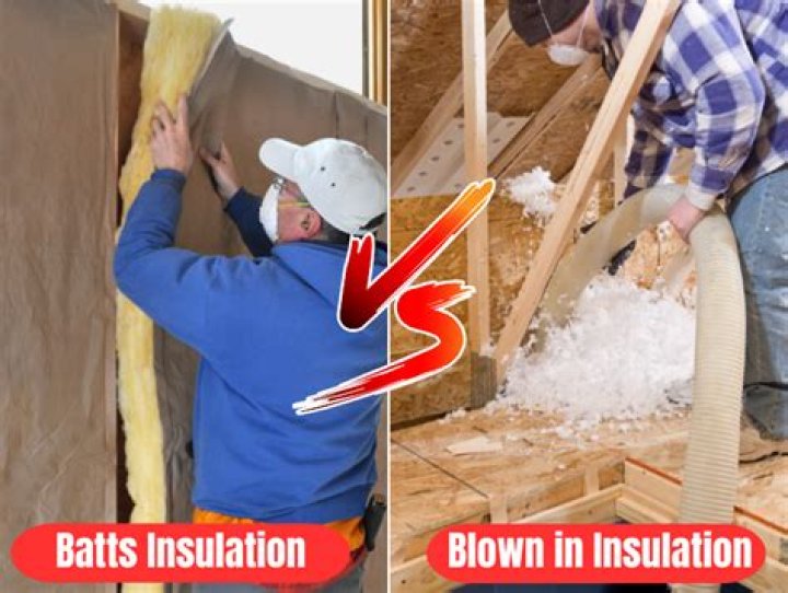 Is blown insulation cheaper than rolls?