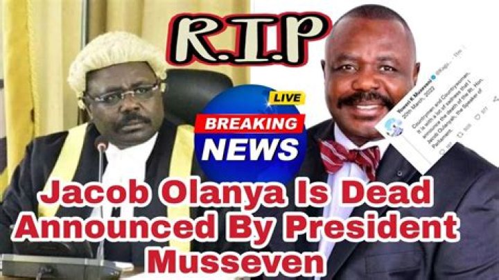 
Jacob Olanya Speaker Death After His Health Issues, More On His Wife and Family 