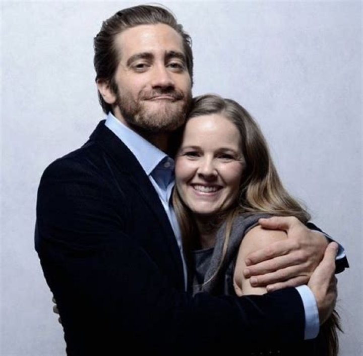 Jake Gyllenhaal supports his sister Maggie Gyllenhaal at the screening for her Netflix film