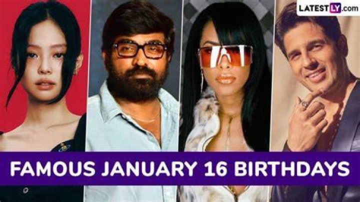 January 16 In Entertainment | Famous Birthdays