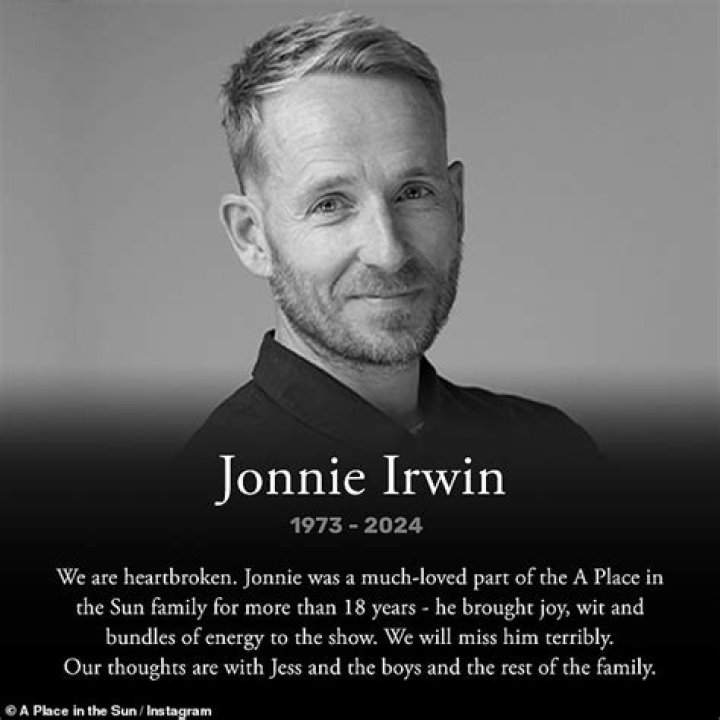 Jonnie Irwin Weight Loss And Illness: What Happened To The ‘A Place In The Sun’ Presenter?
