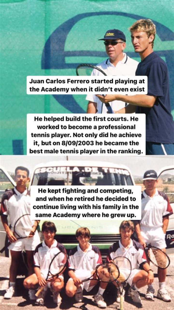 Juan Carlos Ferrero Coach: Antonio Martinez Cascales, Salvador Navarro