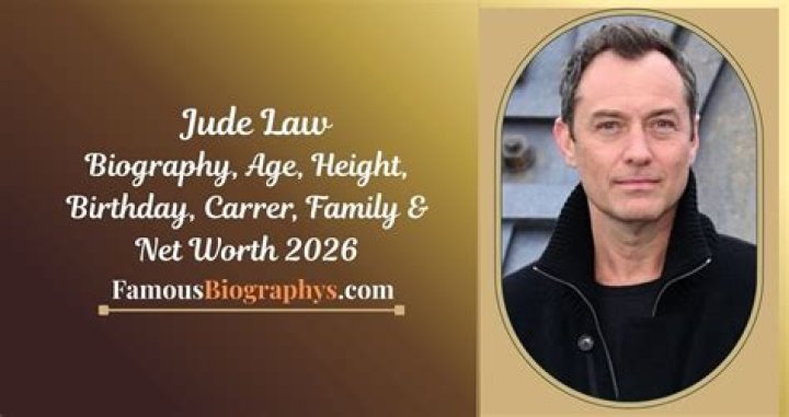 Jude Law Height, Weight, Net Worth, Age, Birthday, Wikipedia, Who, Nationality, Biography