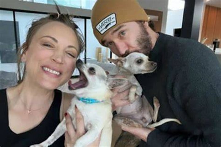 Kaley Cuoco, still pregnant, did a maternity photoshoot with her fiance and dogs