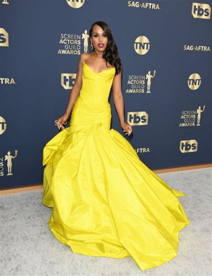 Kerry Washington in Celia Kritharioti at the SAG Awards: one of the best looks?